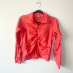 Nike Womens Vintage Running Full‎ Zip Lightweight Jacket Size Small